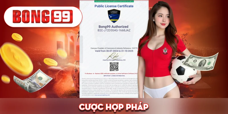 Cược Hợp Pháp Tại Bong99 – An Toàn, Minh Bạch Và Uy Tín